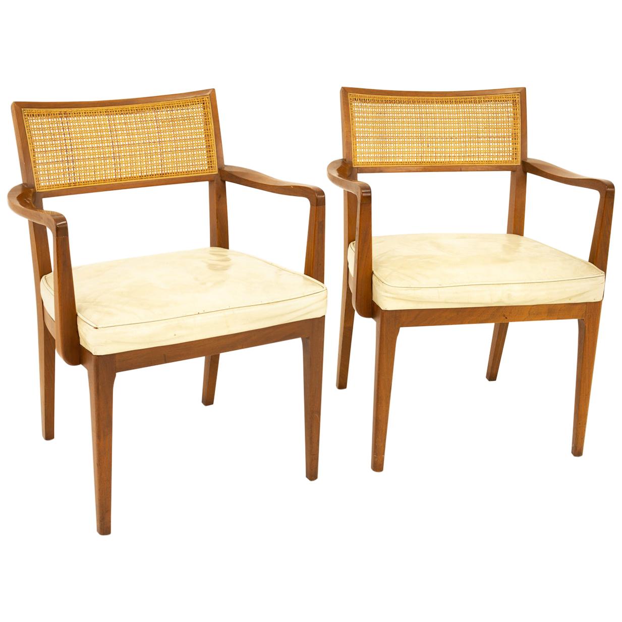 Sligh Furniture Midcentury Dining Chairs, Pair