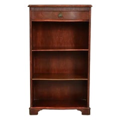 Sligh Furniture Regency Carved Mahogany Bookcase, Circa 1940s