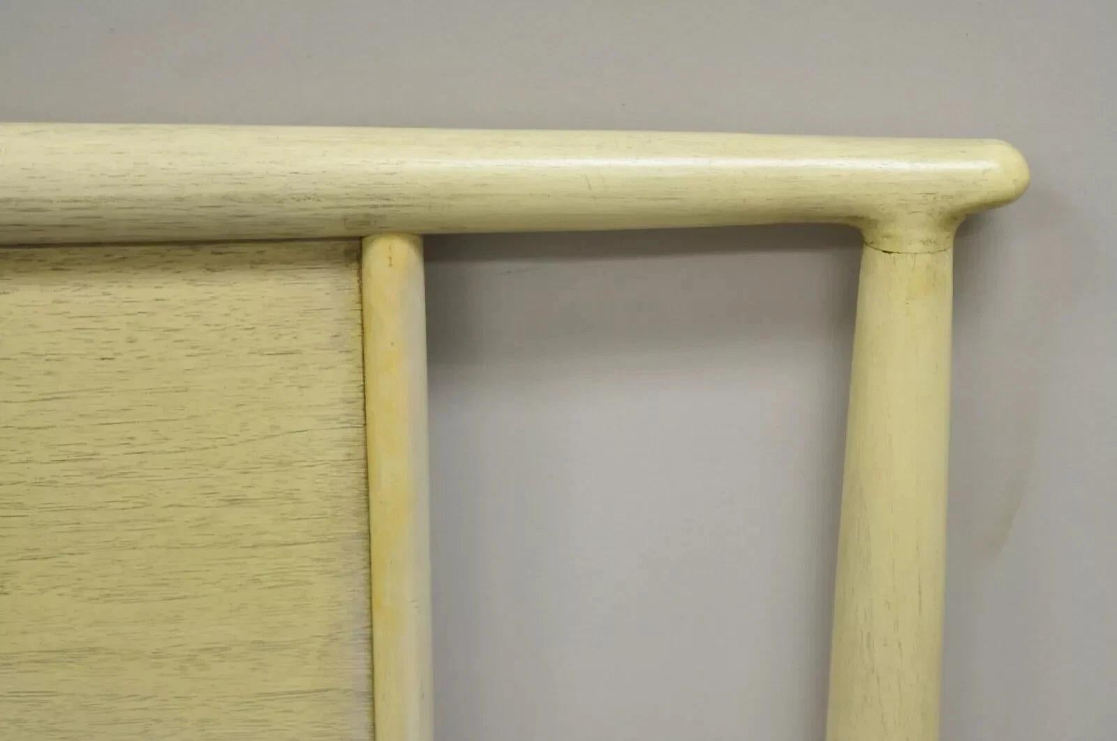 Unknown Sligh Mid Century Modern Mahogany Modernist Single Twin Bed Headboards - a Pair For Sale
