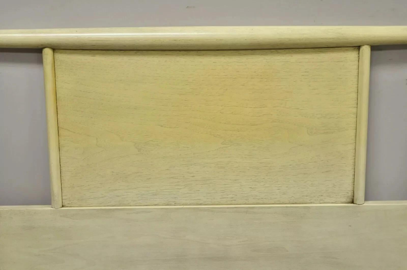 Sligh Mid Century Modern Mahogany Modernist Single Twin Bed Headboards - a Pair For Sale 1