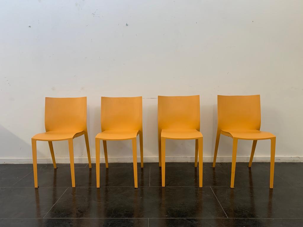 Slik Slik Dining Chairs by Philippe Starck, 1990s, Set of 4 For Sale 1
