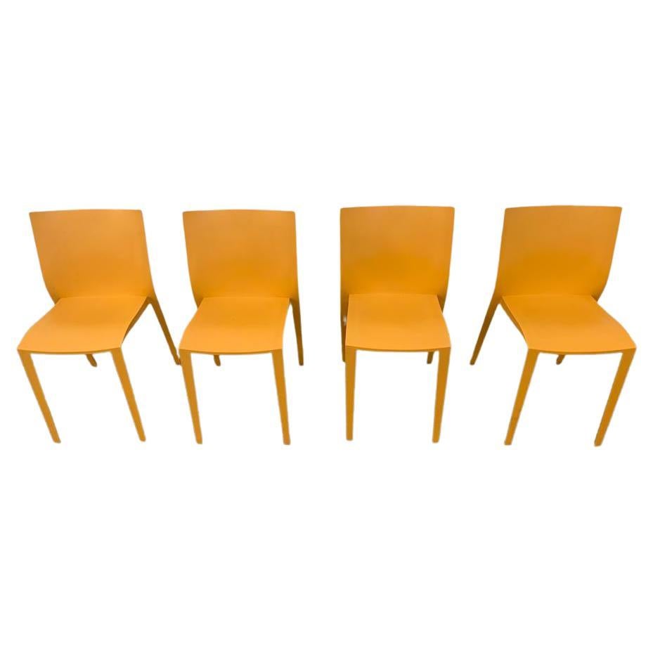 Slik Slik Dining Chairs by Philippe Starck, 1990s, Set of 4 For Sale