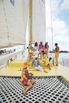 A Colourful Crew Slim Aarons Estate Stamped Print
