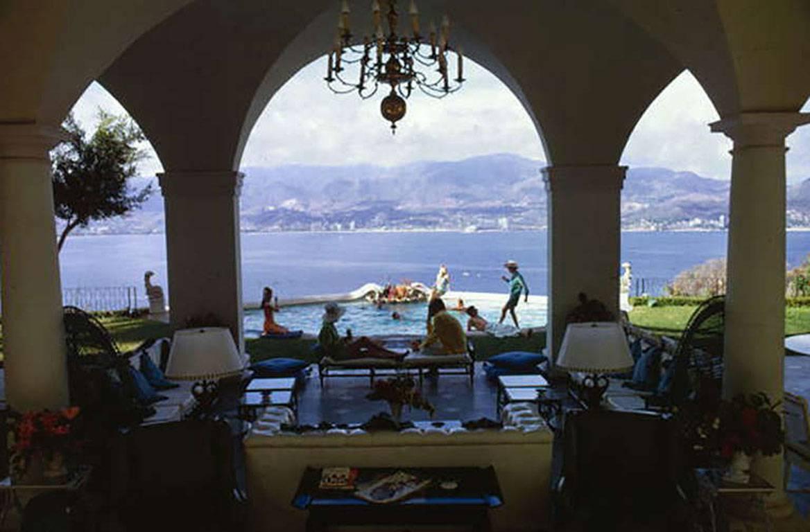 Acapulco Pool, Villa Nirvana, 1968
Chromogenic Lambda print
Estate stamped and hand numbered edition of 150 with certificate of authenticity from the estate.

Las Brisas Residencias, home of Eustaquio Escandon in Acapulco, where Henry Kissinger