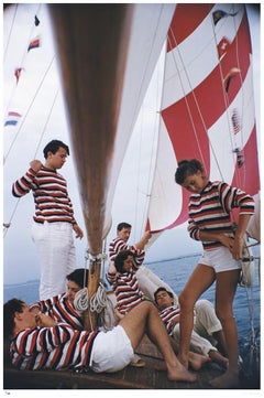 Adriatic Sailors 1956 - Slim Aarons Estate Stamped