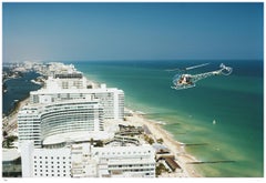Aerial Miami Beach 1972 - Slim Aarons Estate Stamped