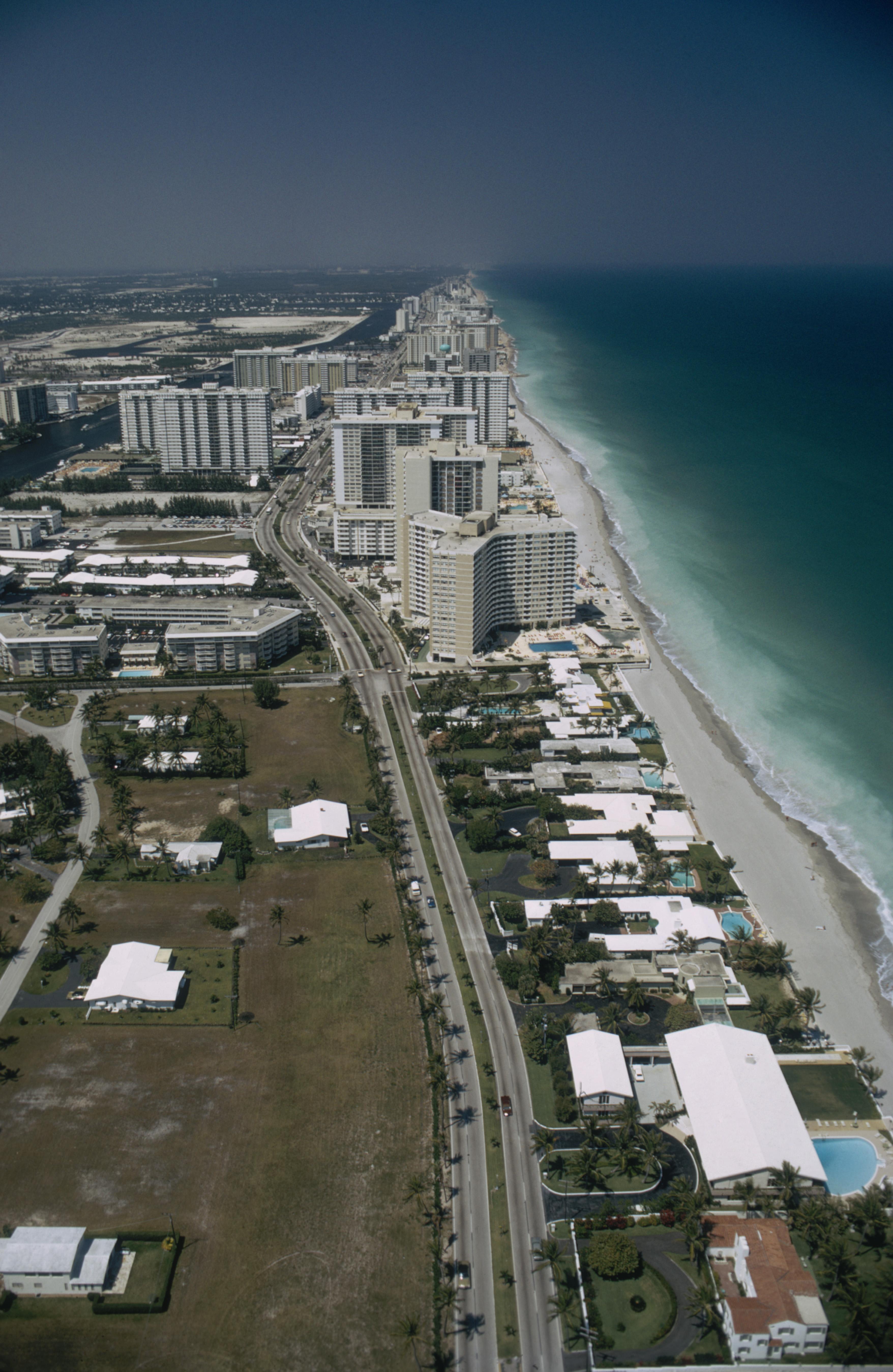 Aerial Miami Beach Slim Aarons Limited Estate Print