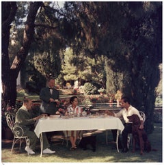Al Fresco Tea 1961 - Slim Aarons Estate Stamped