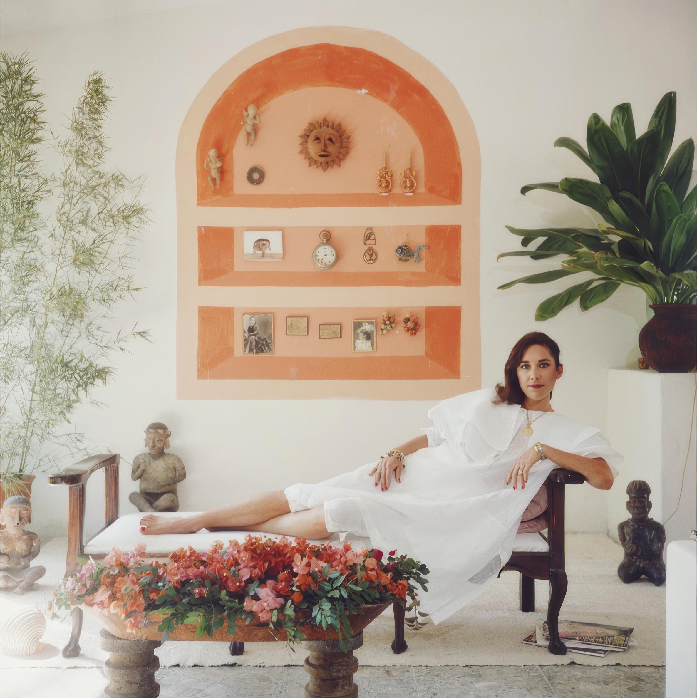 Slim Aarons Color Photograph - Alexandra Redo in Mazatlán (Aarons Estate Edition)
