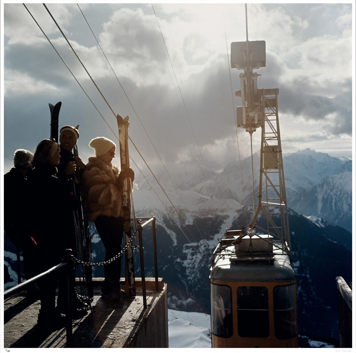 Alpiner Skilauf 1964 - Slim Aarons Nachlass gestempelt