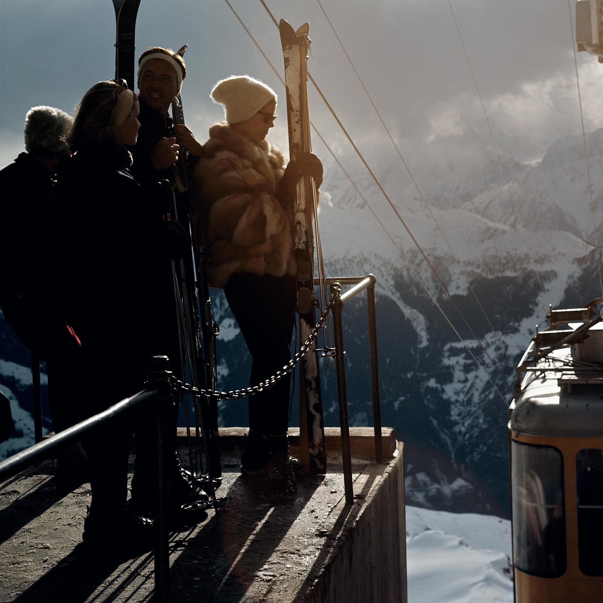 Alpine Skiing, Switzerland, Estate Edition, Landscape Photograph For Sale 3