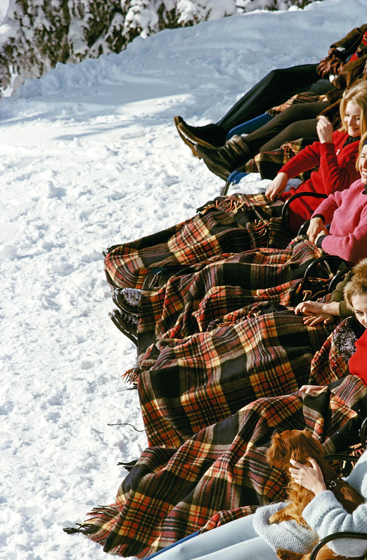 Apres Ski, Gstaad, Switzerland, Estate Edition, Winter Portrait Photograph For Sale 1