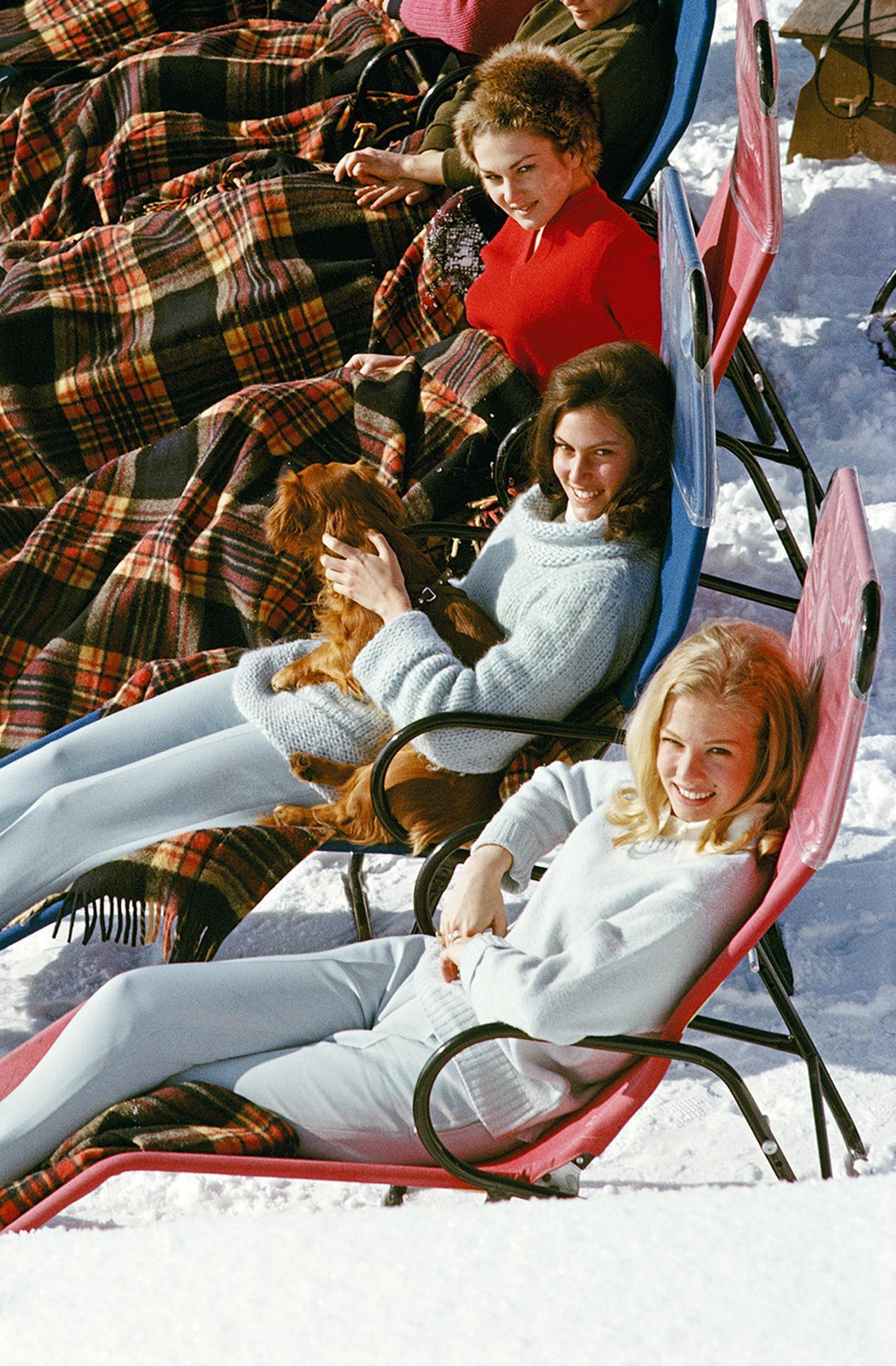 Apres Ski, Gstaad, Switzerland, Estate Edition, Winter Portrait Photograph For Sale 2