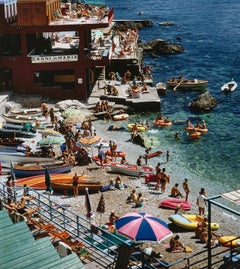 Bagni da Maria, Marina Piccola, Capri, 1968. by Slim Aarons