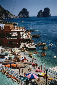 Bagni da Maria, Marina Piccola, Capri, 1968. by Slim Aarons