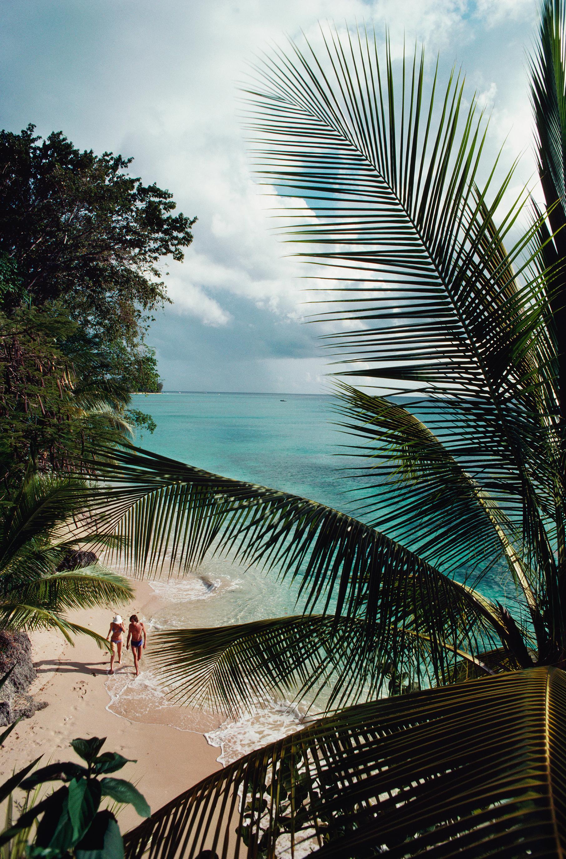 Slim Aarons Color Photograph - Barbados Beach, Estate Edition