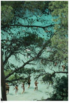 Spiaggia vicino a Portinatx 1989 - Timbro della tenuta Slim Aarons