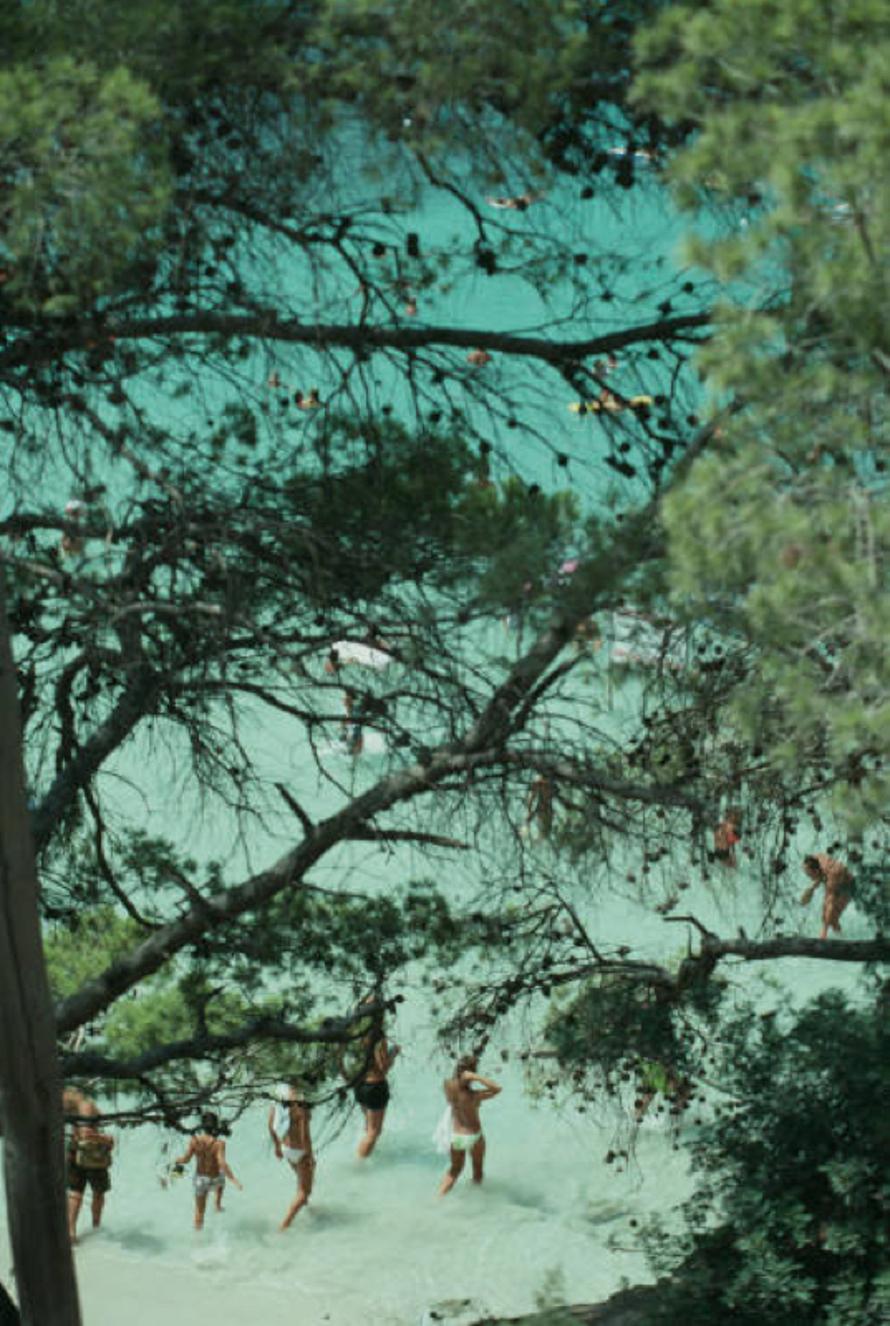 Beach Near Portinatx 
1989
by Slim Aarons

Slim Aarons Limited Estate Edition

Holidaymakers seen through the trees, at a beach near Portinatx, Ibiza, Spain, 1989. 

unframed
c type print
printed 2023
20 × 16 inches - paper size


Limited to 150