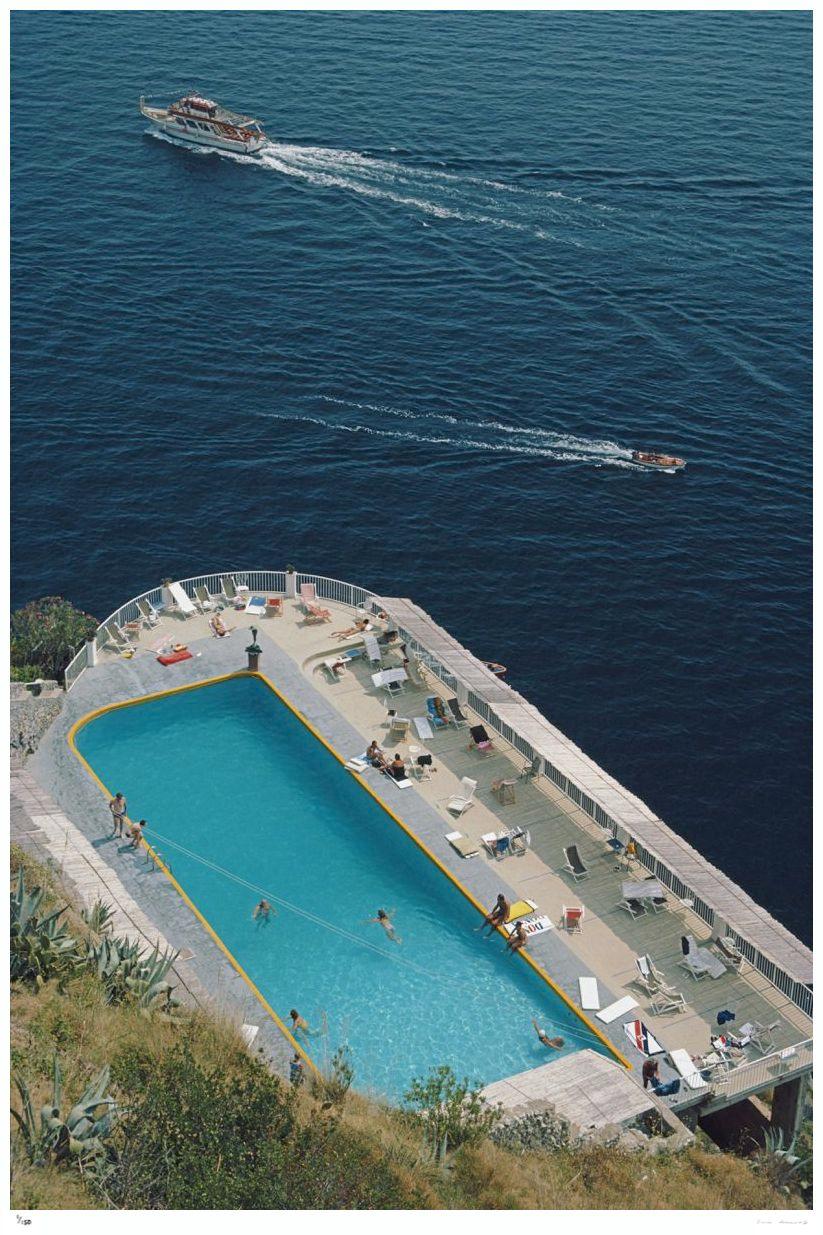 Piscine du Belvedere 1984 - Slim Aarons Estate Stamped