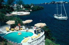 Bermuda-Idylle  Slim Aarons Nachlass-Druck gestempelt