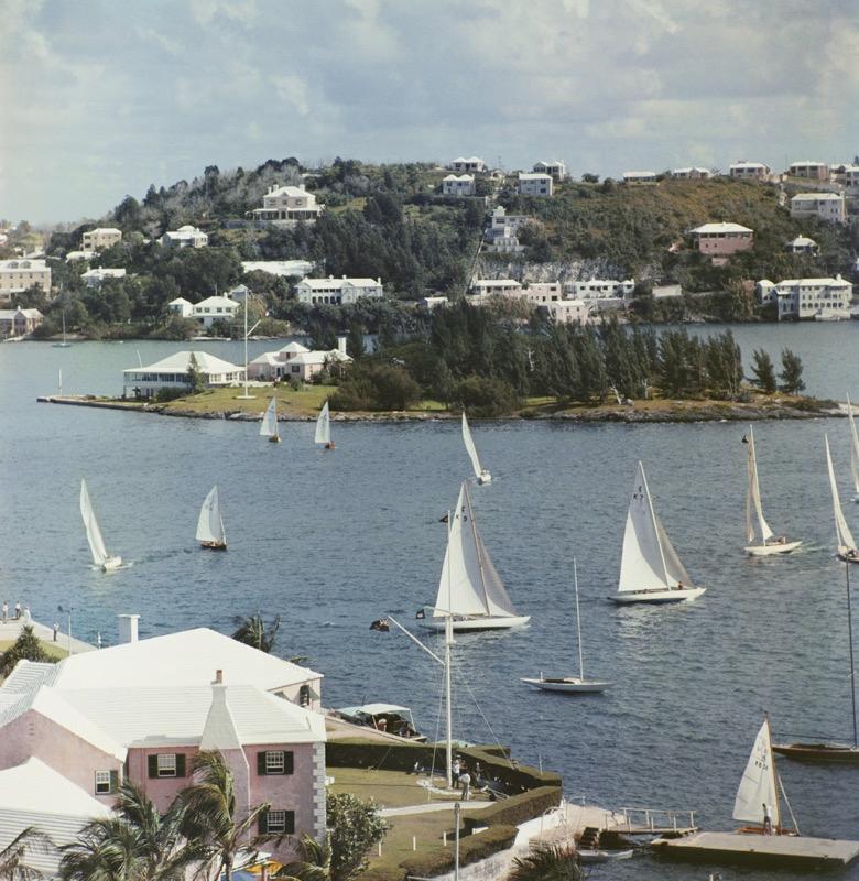 Bermuda View (1957) Limited Estate Stamped  