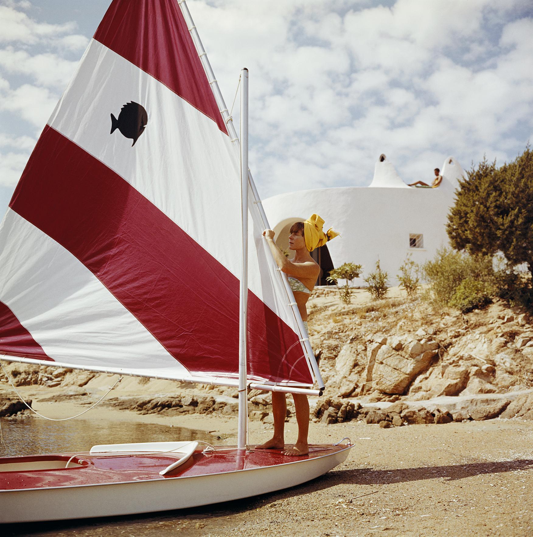 Slim Aarons Color Photograph - Bettina Graziani, Estate Edition