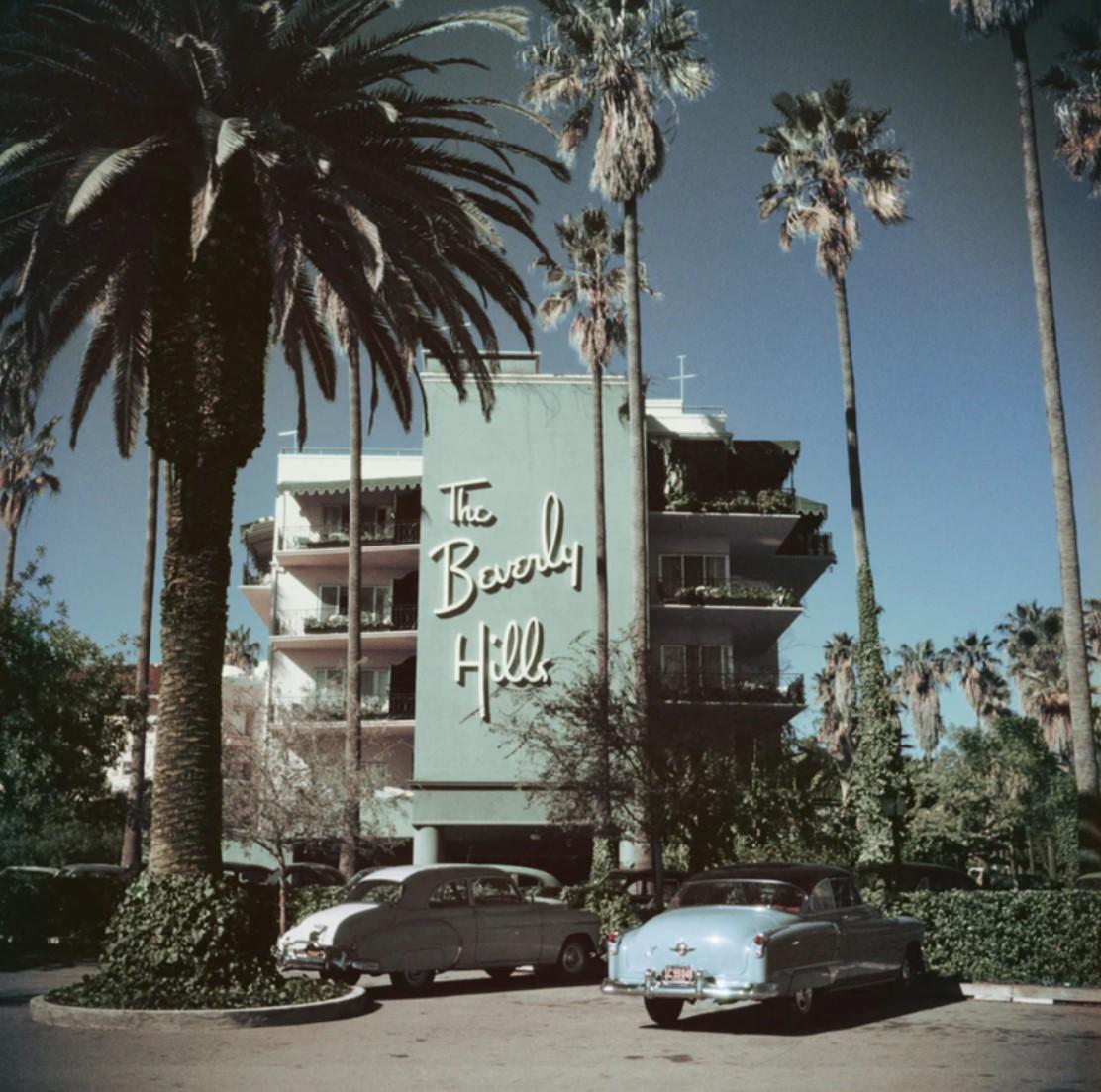 Beverly Hills Hotel, 1957 – Nachlassfotografie in limitierter Auflage, gestempelt mit C- Typen