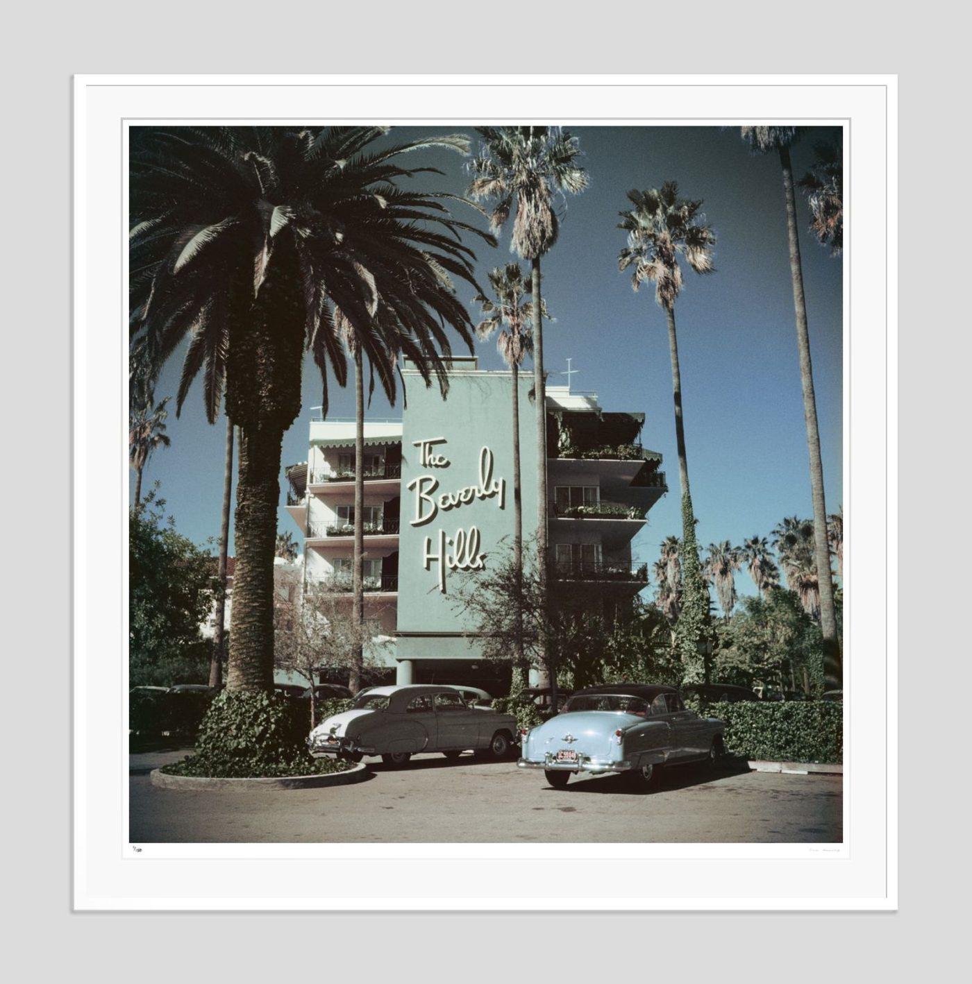 Beverly Hills Hotel 1957 Slim Aarons Estate Stamped Edition  For Sale 2