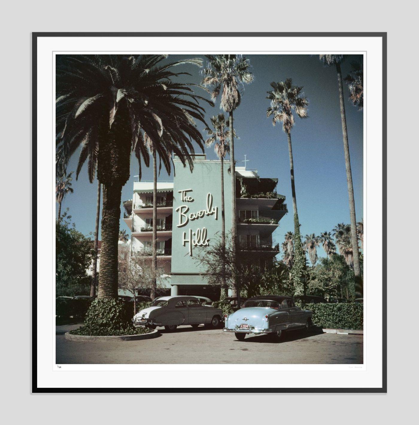 Beverly Hills Hotel 1957 Slim Aarons: Nachlass, gestempelte Auflage im Angebot 3