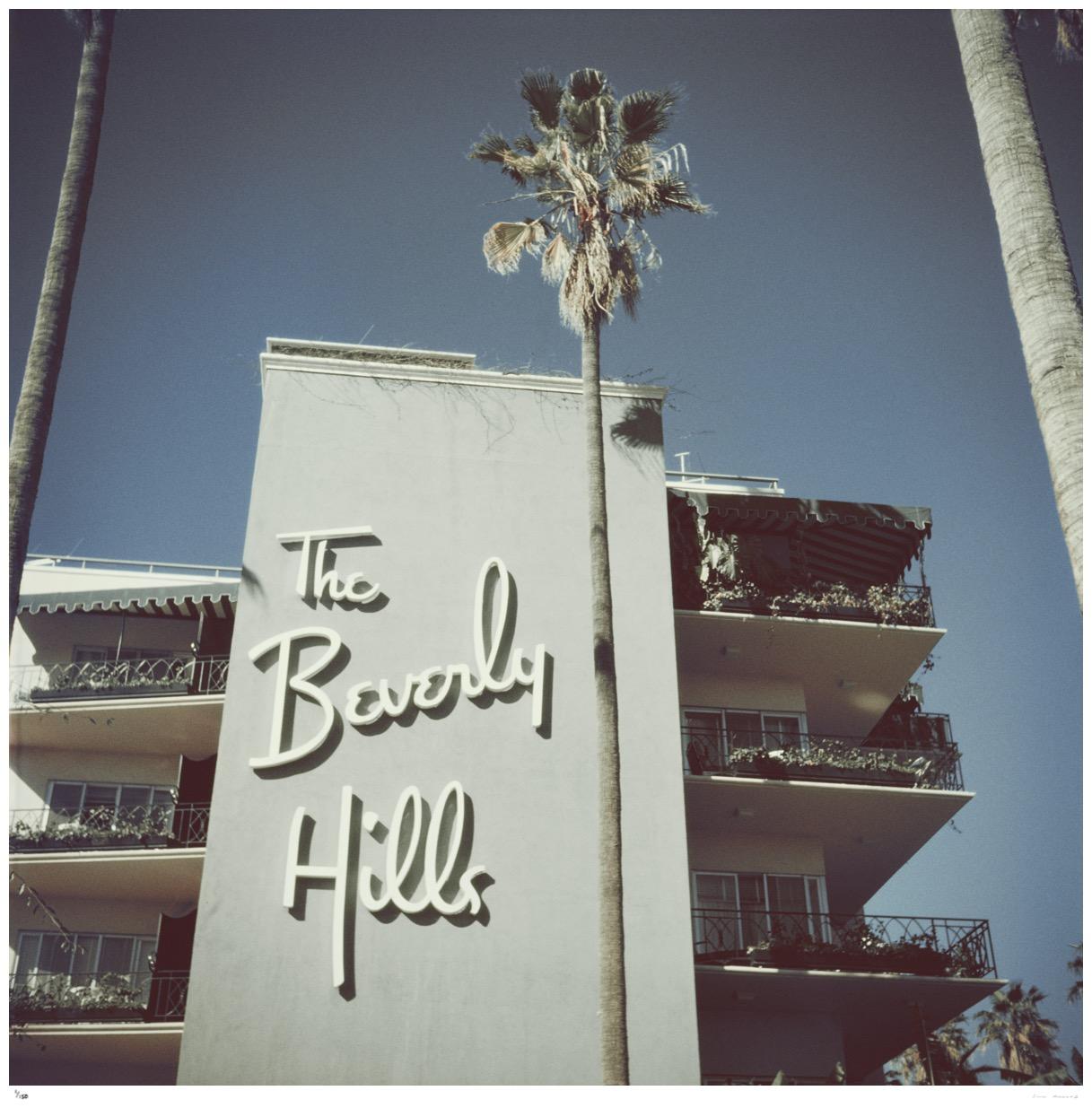 Beverly Hills Hotel 1957 - Timbre de la succession de Slim Aarons
