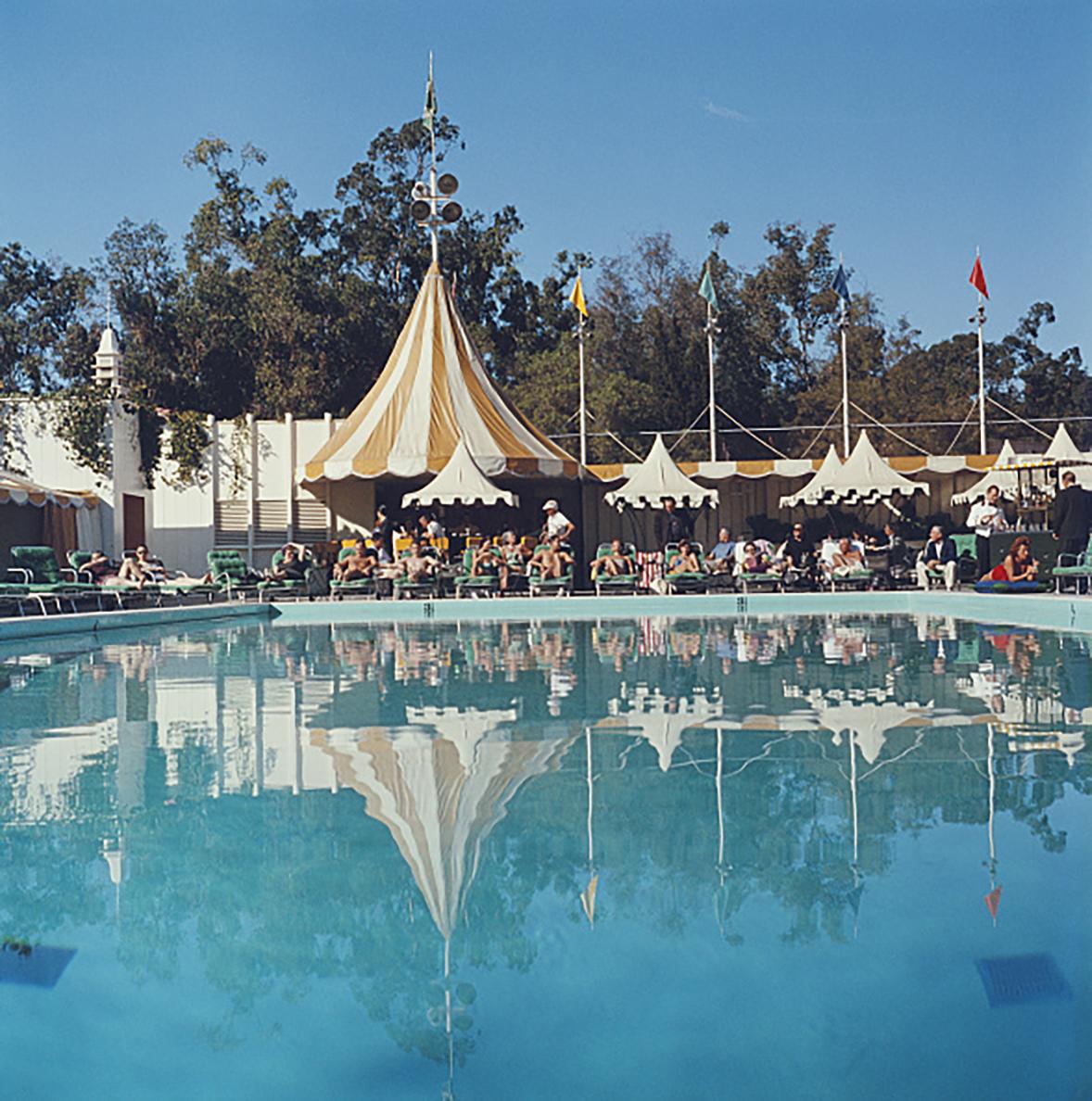 Slim Aarons Color Photograph - Beverly Hills Hotel, Estate Edition