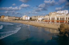 Biarritz Seafront Slim Aarons Nachlass gestempelter Druck