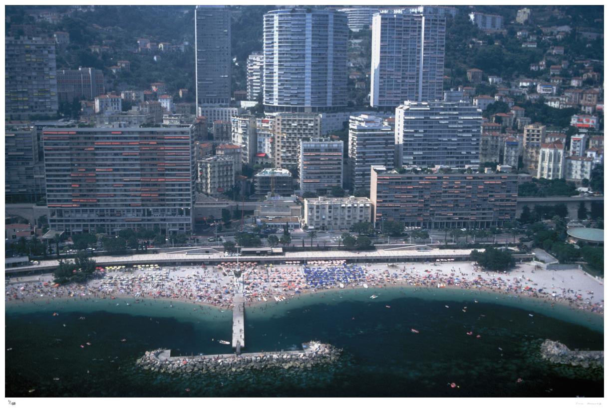 Birds Eye Monte Carlo 1981 - Slim Aarons Estate Stamped