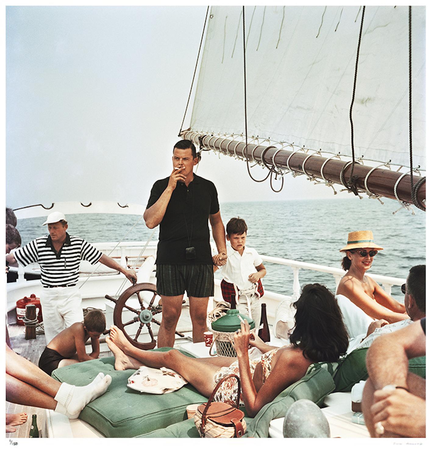 Black Pearl Trippers 1960 - Slim Aarons Estate Stamped