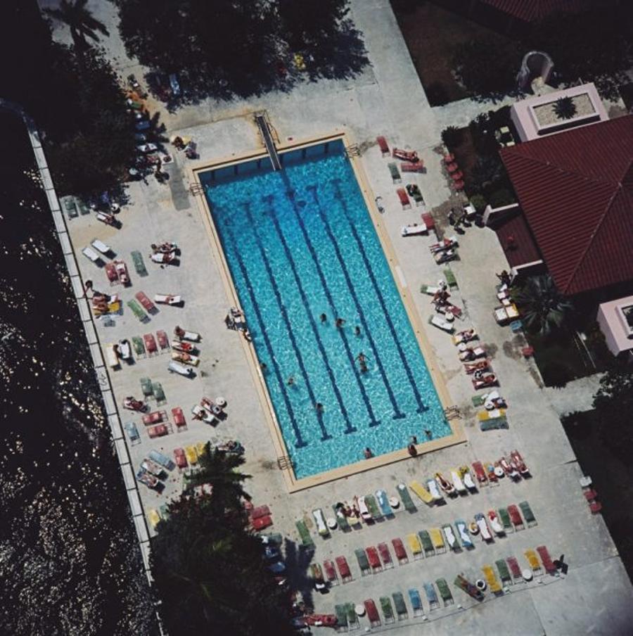 Boca Raton 
1978
by Slim Aarons

Slim Aarons Limited Estate Edition

A swimming pool in Boca Raton, Florida, USA, circa 1978.

unframed
c type print
printed 2023
20 x 20"  - paper size


Limited to 150 prints only – regardless of paper size

blind