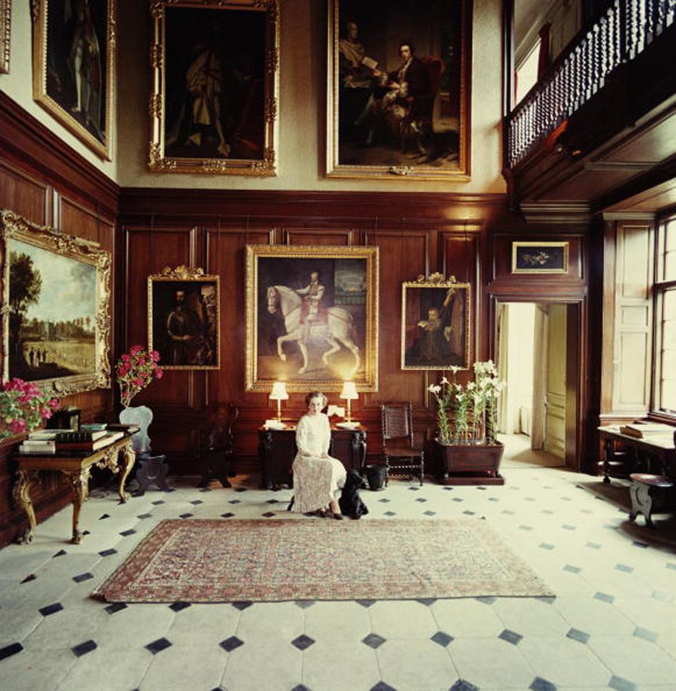 Slim Aarons Color Photograph - Boughton House, Kettering, Estate Edition, Mid-Century Modern Photograph