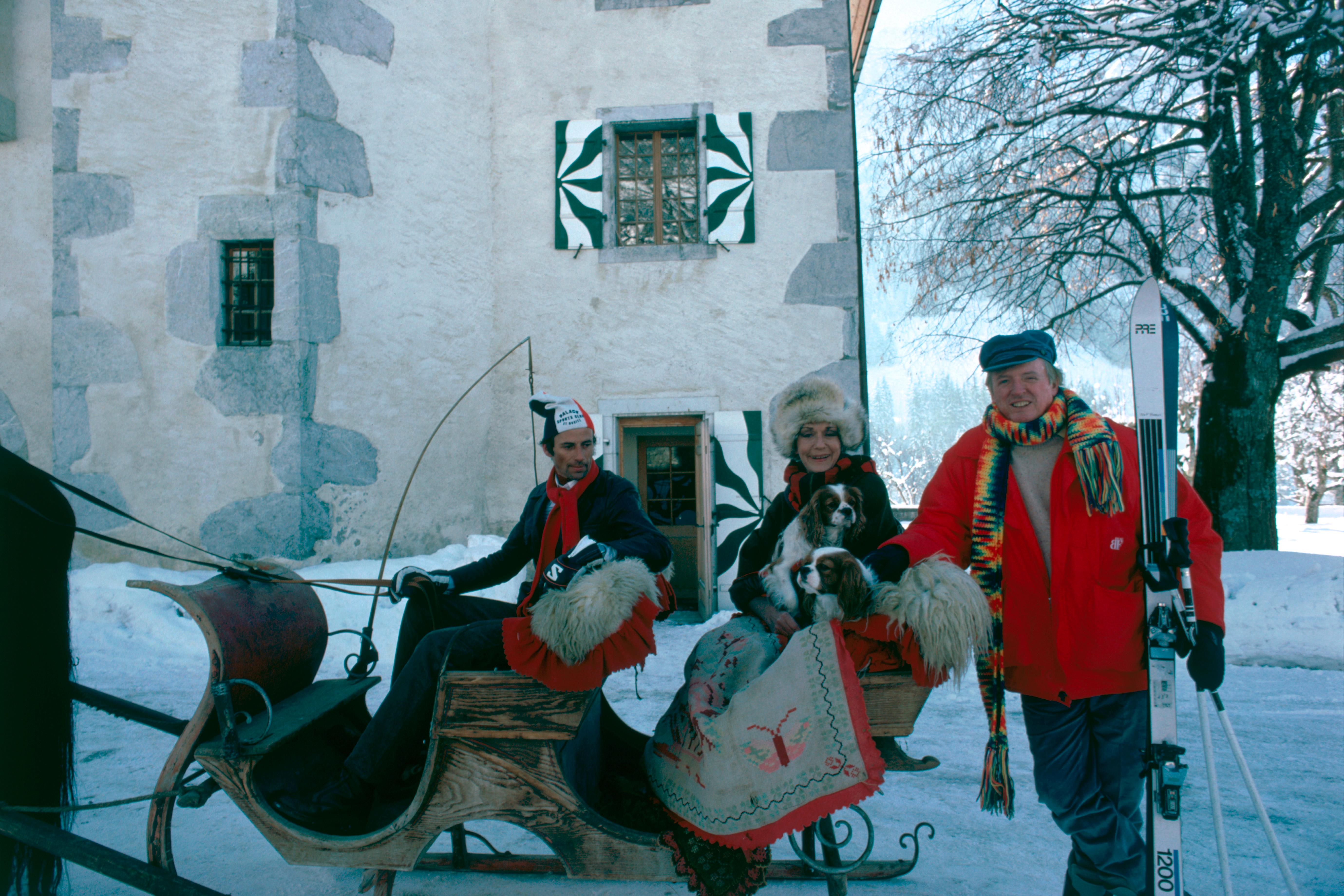 Landscape Photograph Slim Aarons - Buckleys in Switzerland, Édition de succession