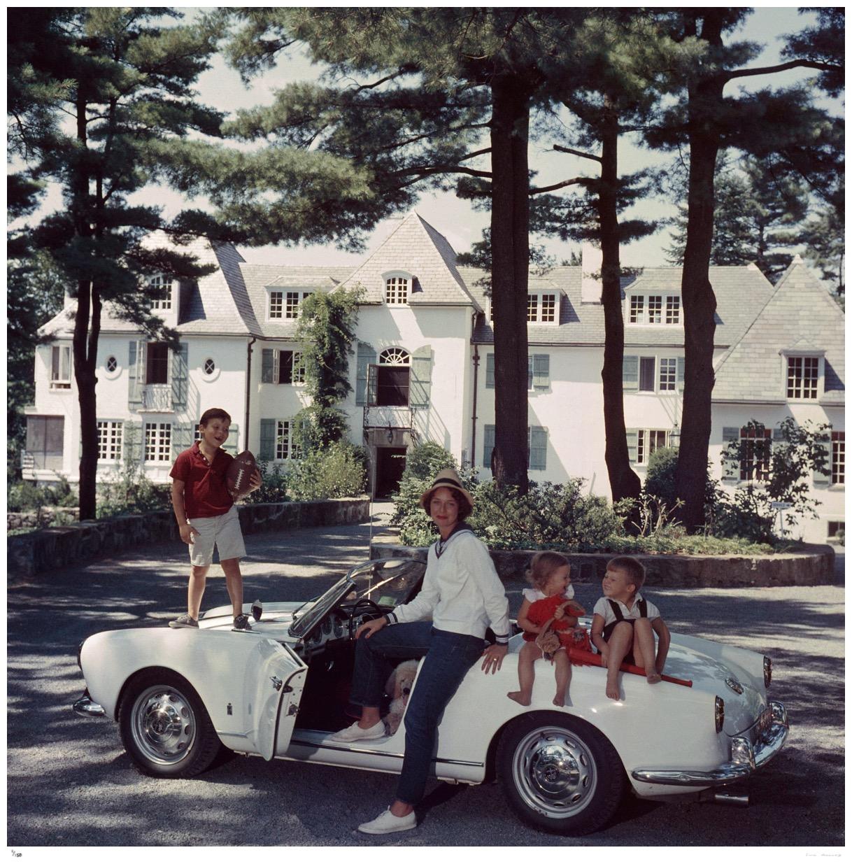 Cabot Family 1960 - Slim Aarons Estate Stamped