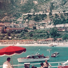 Cafe Terrace In Nice, France, Estate Edition, Landscape Photograph