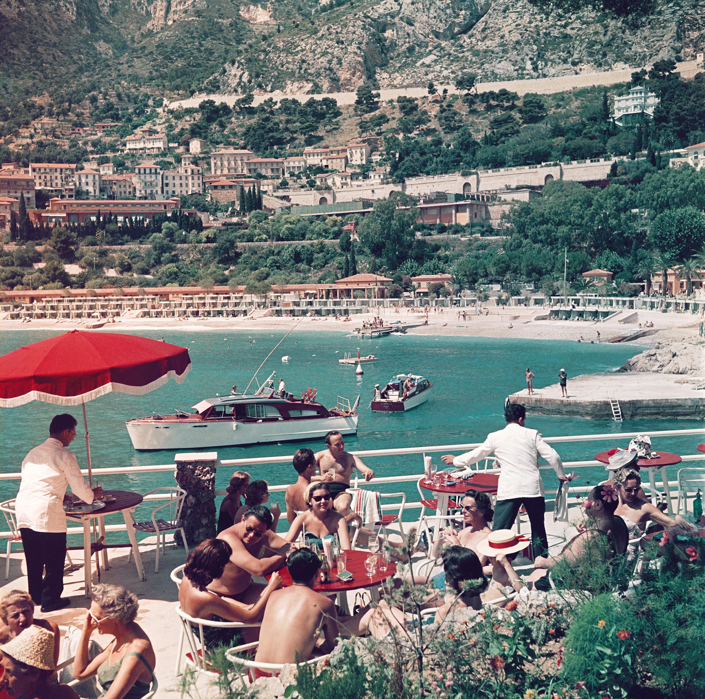 Cafe Terrace In Nice, France, Estate Edition, Landscape Photograph