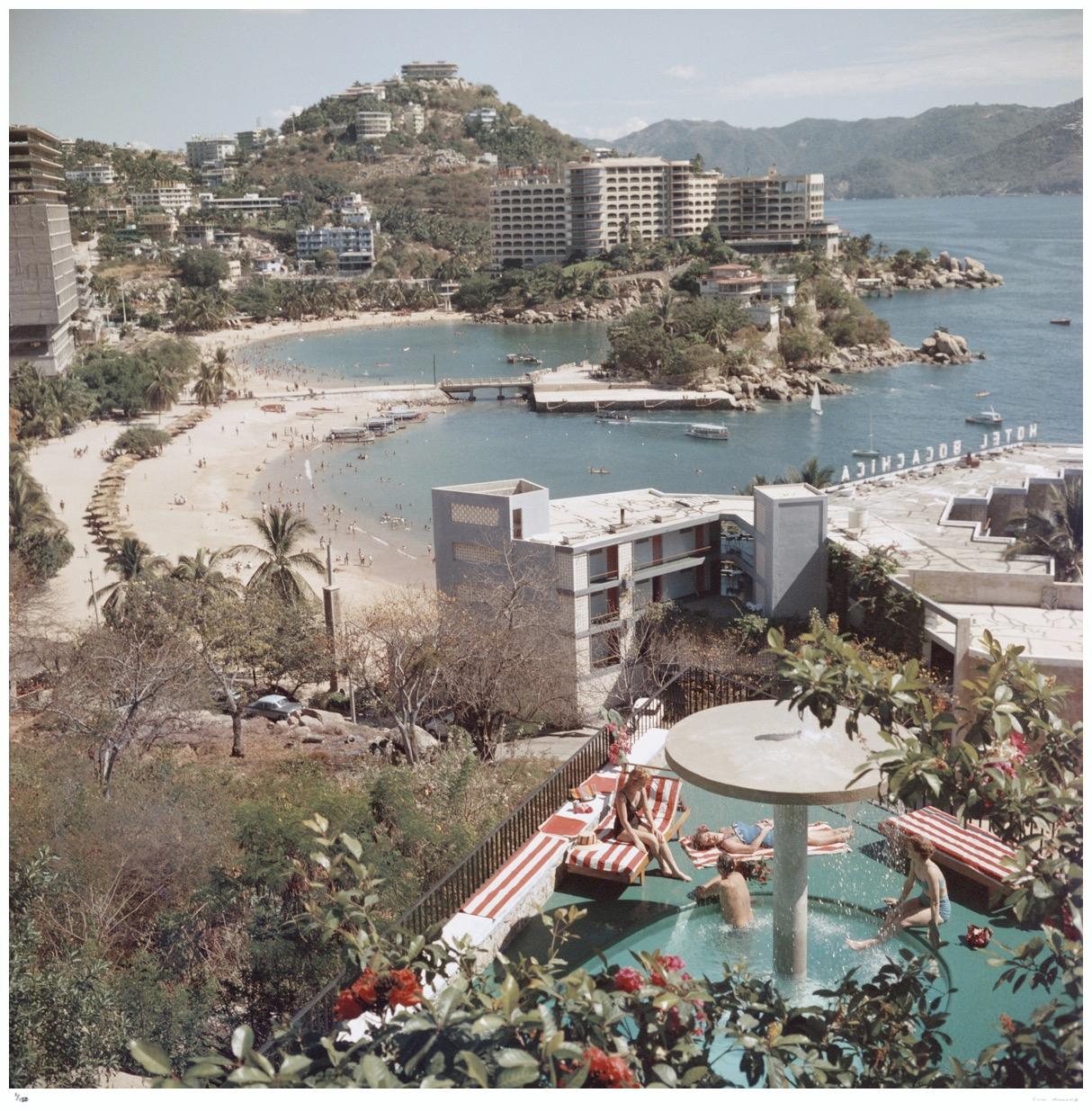 Caleta Beach 1961 - Slim Aarons Estate Stamped
