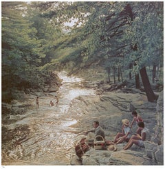 Campbell Falls Picnic 1959 - Slim Aarons Estate Stamped