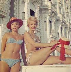 Cannes Cannes Girls Slim Aarons Estate Stamped Print