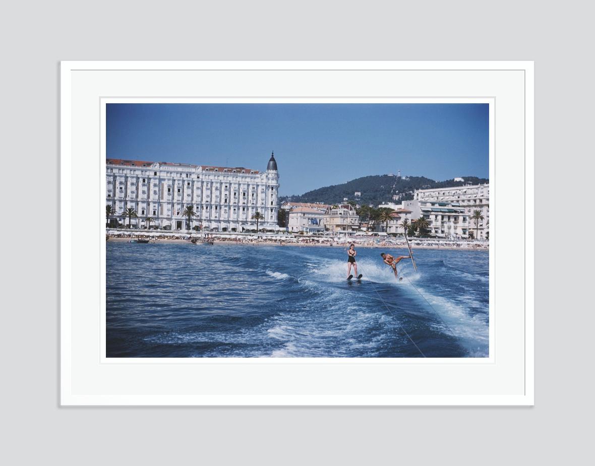 Cannes Watersports 1958 Slim Aarons Estate Stamped Edition  For Sale 2
