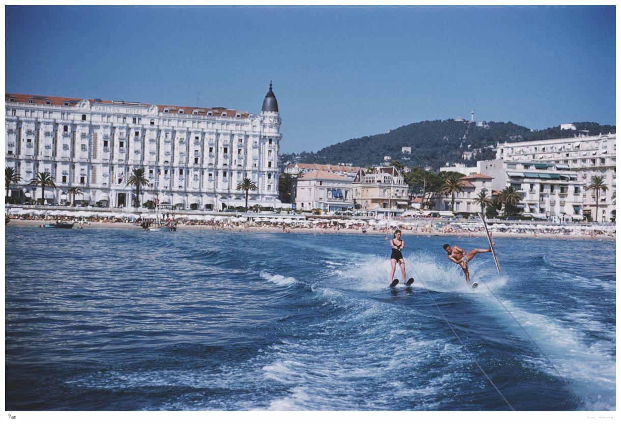 Cannes Watersports 1958 - Slim Aarons estampillé Estate