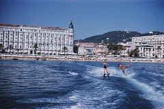 Aquarelles de Cannes par Slim Aarons (photographie de paysages marins, photographie de nus)