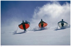 Caped Skiers 1967- Slim Aarons Estate Stamped
