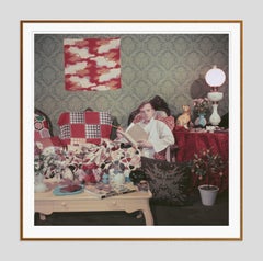 Capote At Home 1958 Slim Aarons Estate Stamped Edition