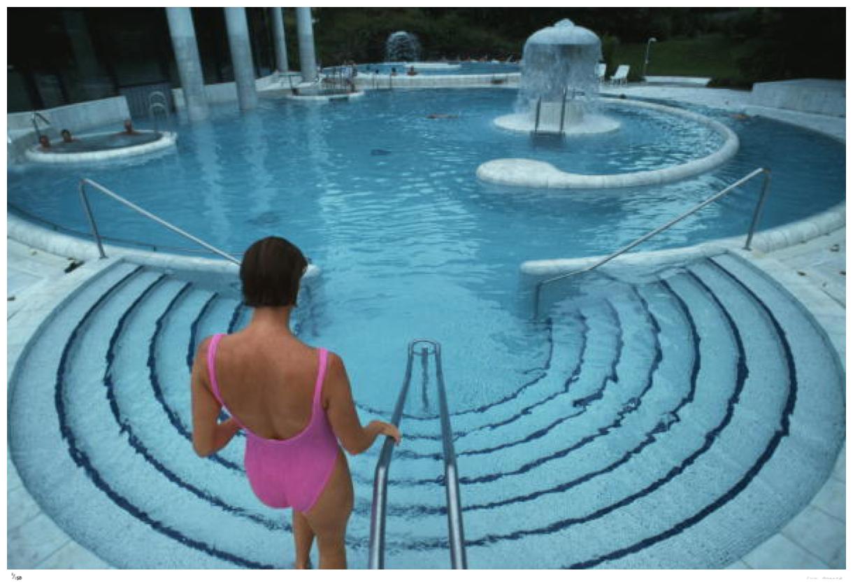 Thermes de Caracalla 1990 - Slim Aarons Estate Stamped