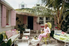 Caribbean Patio Slim Aarons Estate Stamped Print